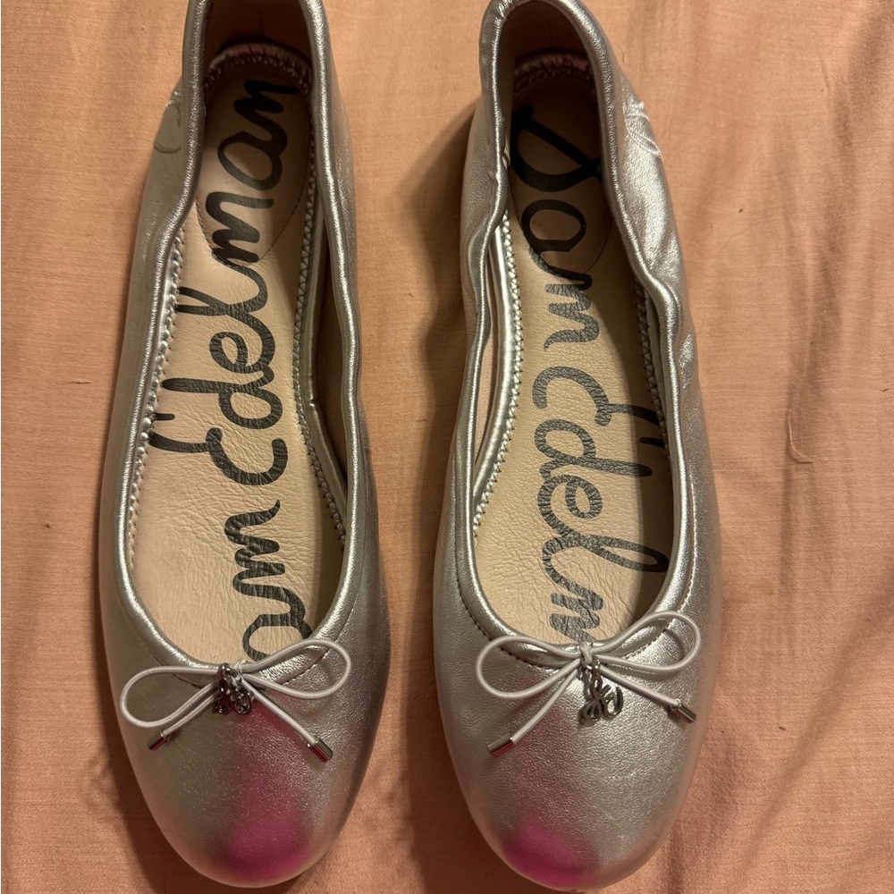 Sam Edelman Felicia Silver Ballet Flats